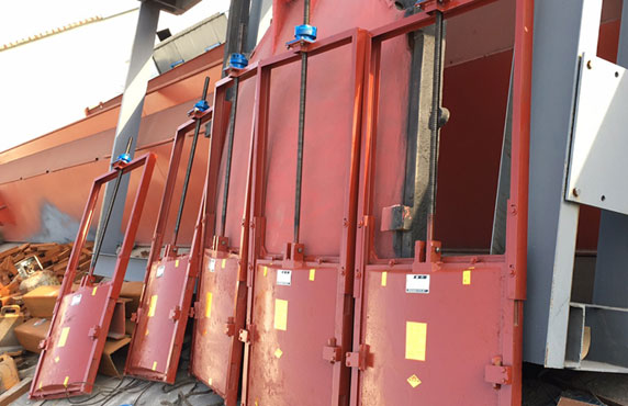 鑄鐵鑲銅圓閘門工作原理、鑄鐵鑲銅方閘門特點